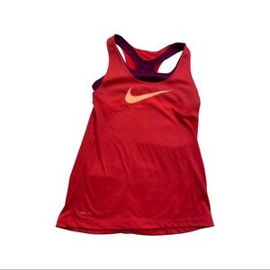 Nike dri-fit sports bra and tank combo